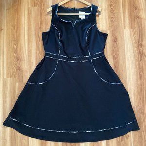 ModCloth Women's A Lot to Author Black Dress 1X